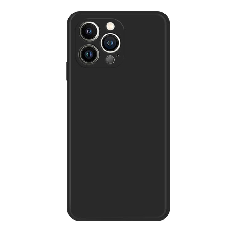 For iPhone 15 Pro Max Imitation Liquid Silicone Phone Case(Black) - HoMEdemic™ 