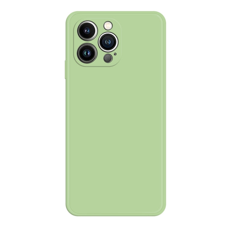 For iPhone 15 Pro Max Imitation Liquid Silicone Phone Case(Matcha Green) - HoMEdemic™ 