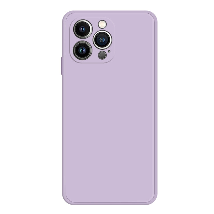 For iPhone 15 Pro Imitation Liquid Silicone Phone Case(Purple) - HoMEdemic™ 