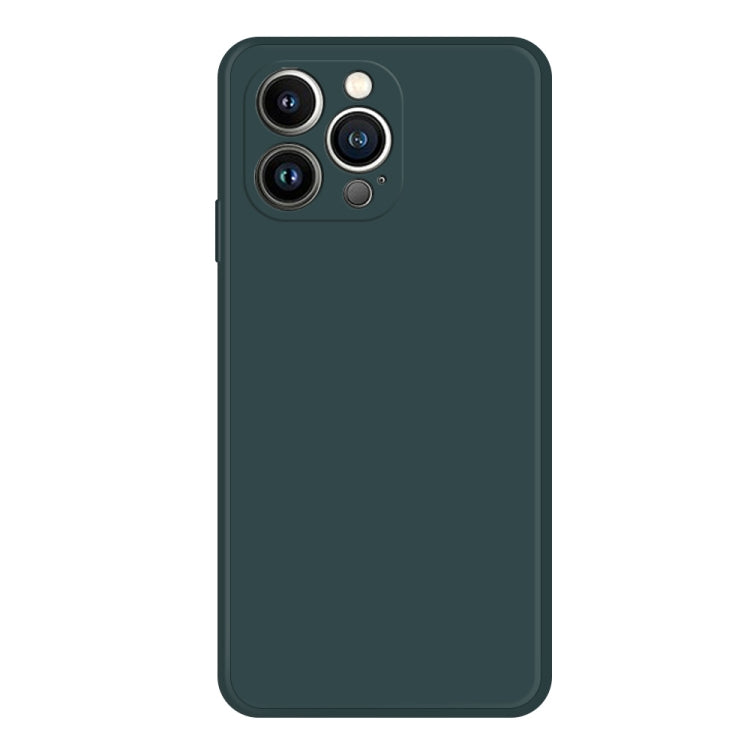 For iPhone 15 Pro Imitation Liquid Silicone Phone Case(Dark Green) - HoMEdemic™ 