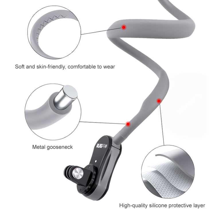 RUIGPRO Lazy Neck Bracket POV View Mount Standard with Strap - HoMEdemic™ 
