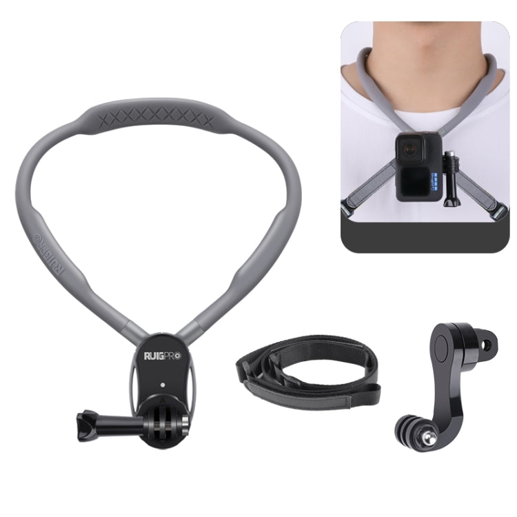 RUIGPRO Lazy Neck Bracket POV View Mount With J-Hook Buckle - HoMEdemic™ 