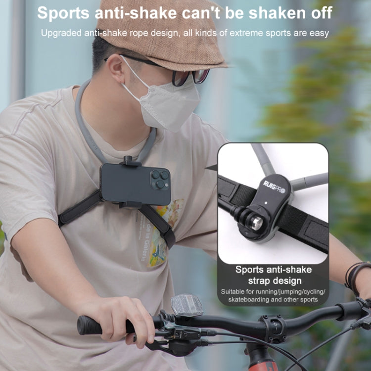 RUIGPRO Lazy Neck Bracket POV View Mount With Phone Clamp & Adapter - HoMEdemic™ 