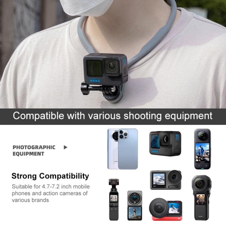RUIGPRO Lazy Neck Bracket POV View Mount With Phone Clamp & Adapter - HoMEdemic™ 