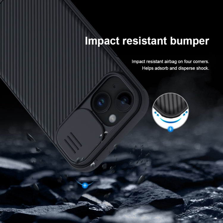 For iPhone 15 NILLKIN CamShield Pro PC Phone Case(Black) - HoMEdemic™ 