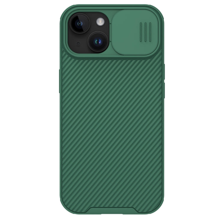 For iPhone 15 NILLKIN CamShield Pro PC Phone Case(Green) - HoMEdemic™ 