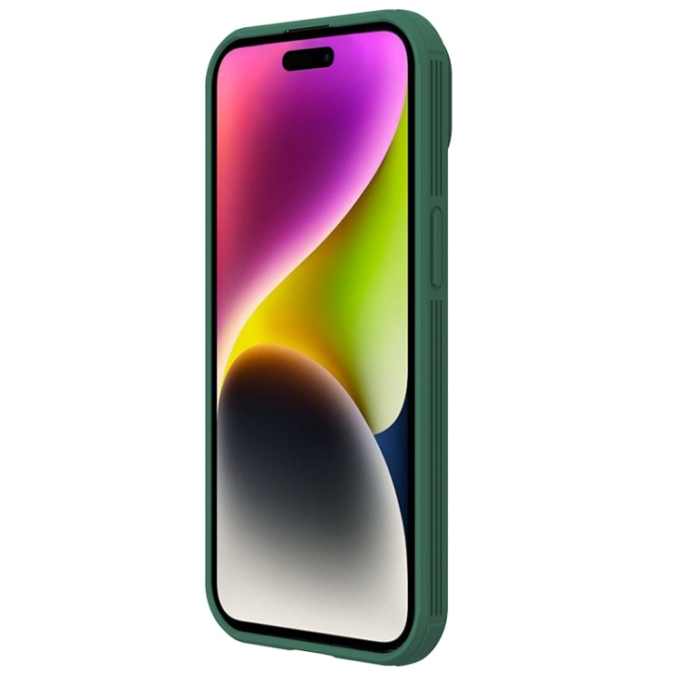 For iPhone 15 NILLKIN CamShield Pro PC Phone Case(Green) - HoMEdemic™ 