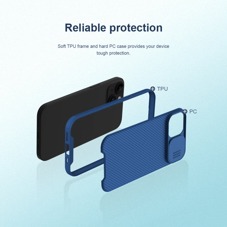 For iPhone 15 NILLKIN CamShield Pro PC Phone Case(Green) - HoMEdemic™ 