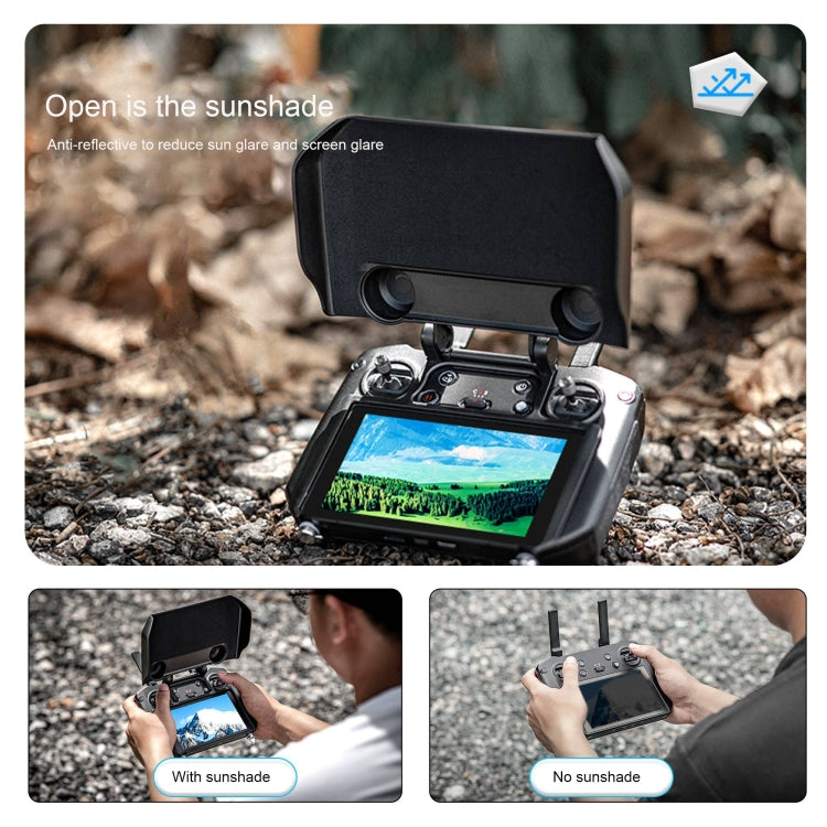 For DJI RC Pro STARTRC Remote Control Sunshade Protection Cover(Black) - HoMEdemic™ 