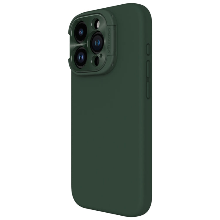 For iPhone 15 Pro Max NILLKIN Lens Wing Magsafe Magnetic Phone Case(Green) - HoMEdemic™ 