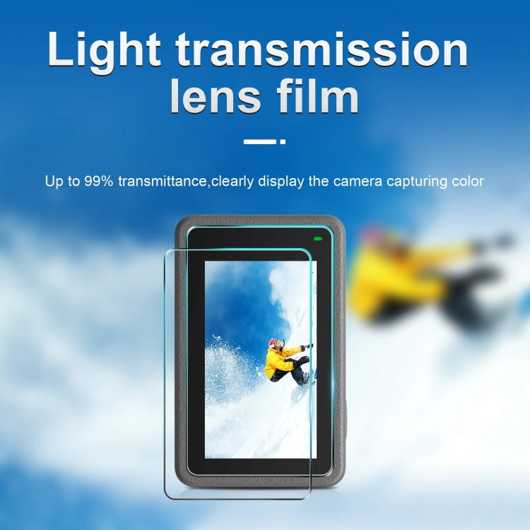 For DJI Osmo Action 4 STARTRC 3 in 1 Lens Protector Front and Rear Screen Tempered Glass Films(2 Sets) - HoMEdemic™ 
