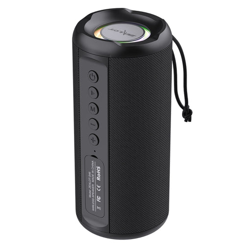 Zealot S46 TWS Portable Wireless Bluetooth Speaker with Colorful Light(Black) - HoMEdemic™ 