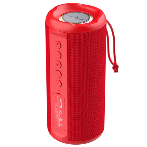 Zealot S46 TWS Portable Wireless Bluetooth Speaker with Colorful Light(Red) - HoMEdemic™ 