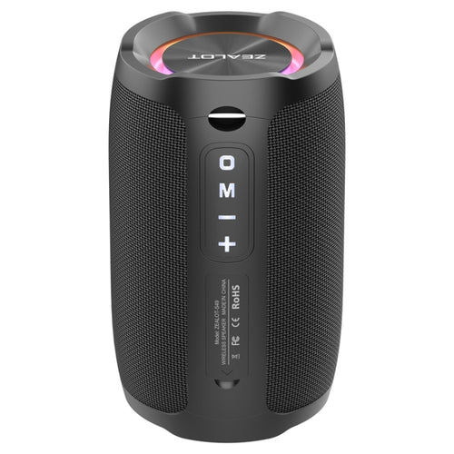 Zealot S49 Outdoor Portable Wireless Bluetooth Speaker with RGB Light(Black) - HoMEdemic™ 