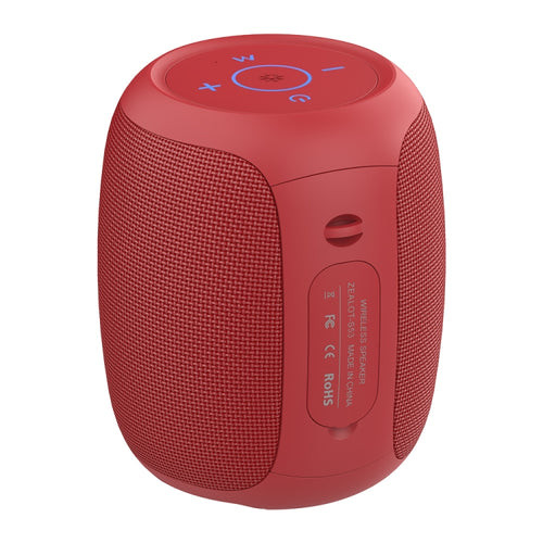 Zealot S53 IPX6 Waterproof Portable Colorful Wireless Bluetooth Speaker(Red) - HoMEdemic™ 