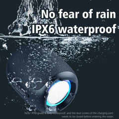 Zealot S53 IPX6 Waterproof Portable Colorful Wireless Bluetooth Speaker(Red) - HoMEdemic™ 