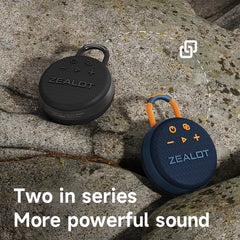 Zealot S77 IPX7 Waterproof Portable Wireless Bluetooth Speaker(Blue Cyan) - HoMEdemic™ 