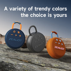 Zealot S77 IPX7 Waterproof Portable Wireless Bluetooth Speaker(Black) - HoMEdemic™ 