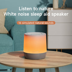 Zealot Z6 3 in 1 White Noise Sleep Aid Bluetooth Speaker with Night Light Function(White) - HoMEdemic™ 