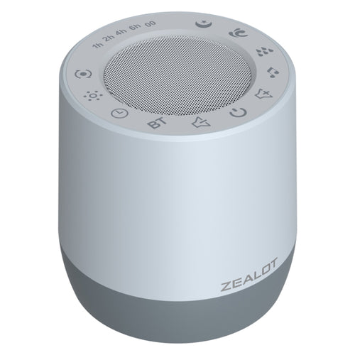 Zealot Z6 3 in 1 White Noise Sleep Aid Bluetooth Speaker with Night Light Function(White) - HoMEdemic™ 