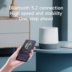 Zealot Z6 3 in 1 White Noise Sleep Aid Bluetooth Speaker with Night Light Function(White) - HoMEdemic™ 