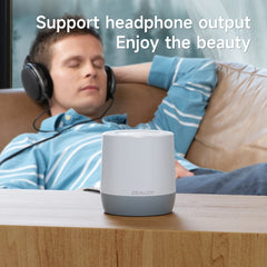 Zealot Z6 3 in 1 White Noise Sleep Aid Bluetooth Speaker with Night Light Function(White) - HoMEdemic™ 