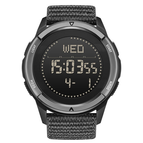 NORTH EDGE ALPS Outdoor Waterproof Men Carbon Fiber Digital Nylon Strap Smart Sports Watch(Black) - HoMEdemic™ 