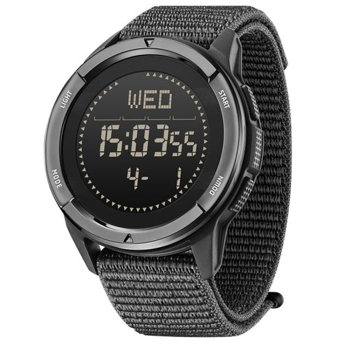 NORTH EDGE ALPS Outdoor Waterproof Men Carbon Fiber Digital Nylon Strap Smart Sports Watch(Black) - HoMEdemic™ 