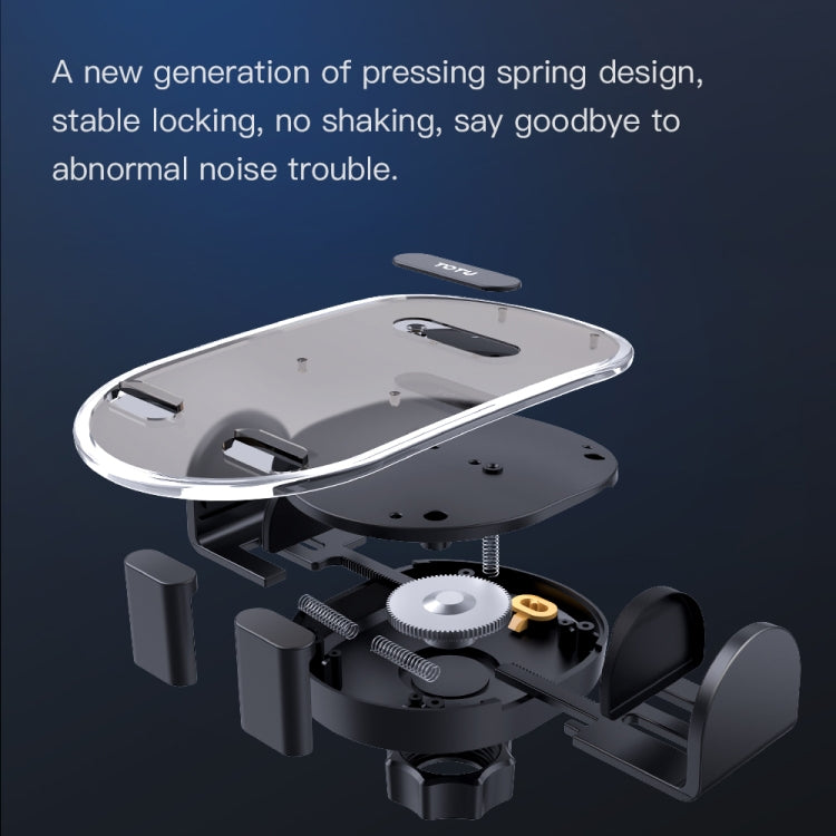 TOTU DCTS-019 Ming Series Car Holder, Stick and Extend Version(Translucent Black) - HoMEdemic™ 