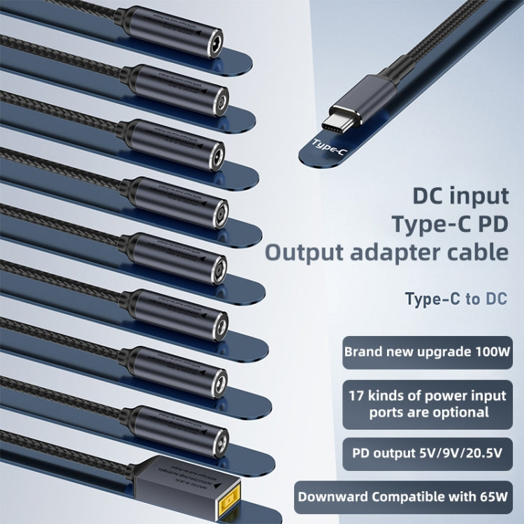 Lenovo Big Square Female to USB-C / Type-C Male 100W Computer Charging Adapter Connector - HoMEdemic™ 