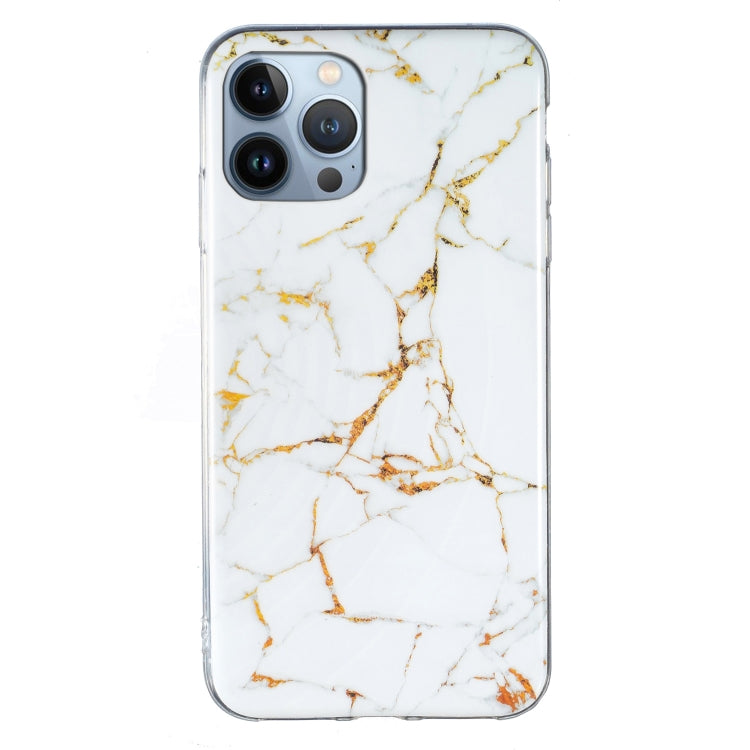 IMD Marble TPU Phone Case For iPhone 15 Pro(White) - HoMEdemic™ 