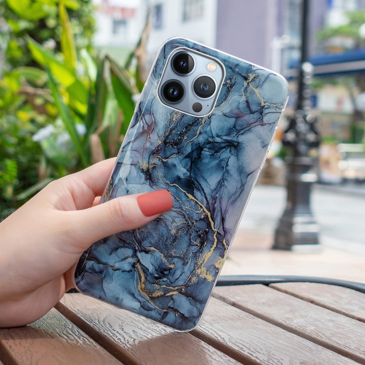 IMD Marble TPU Phone Case For iPhone 15 Pro Max(Grey) - HoMEdemic™ 