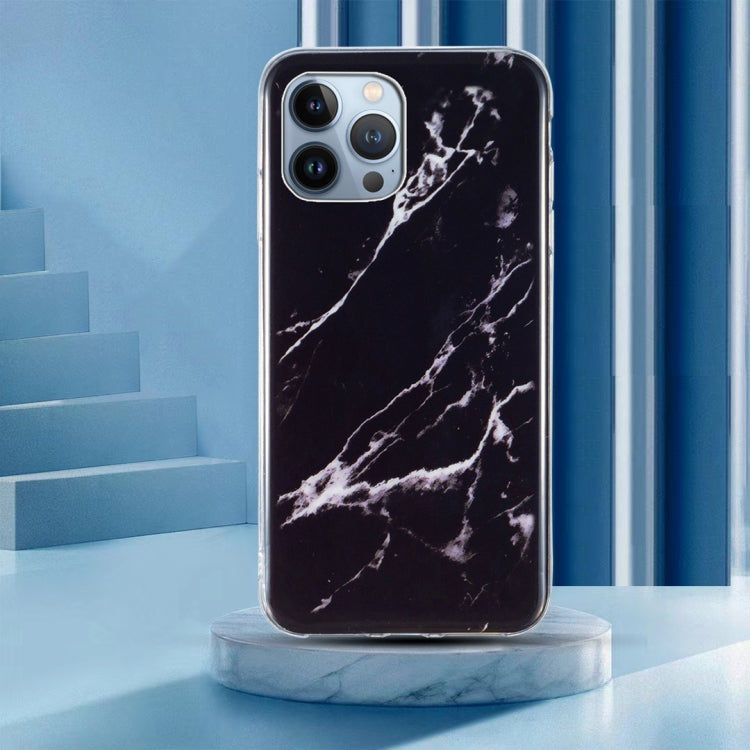 IMD Marble TPU Phone Case For iPhone 15 Pro Max(Black) - HoMEdemic™ 