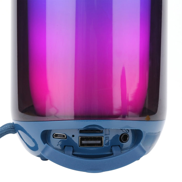 T&G TG651 Portable LED Wireless Bluetooth Speaker Outdoor TWS Subwoofer(Grey) - HoMEdemic™ 