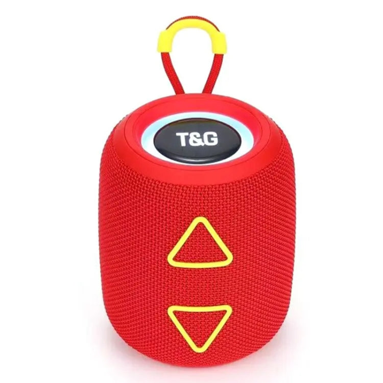 T&G TG655 Outdoor Portable TWS Wireless Bluetooth Speaker LED Light Stereo Subwoofer(Red) - HoMEdemic™ 