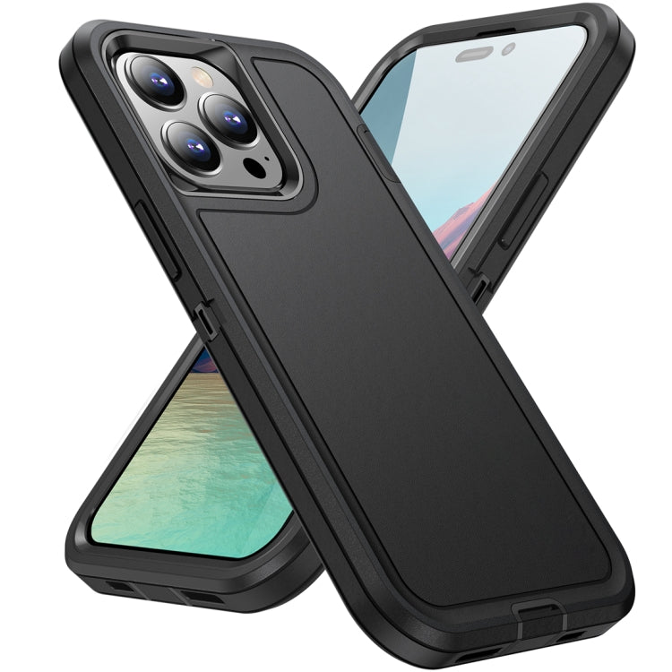 For iPhone 15 Pro Max Life Waterproof Rugged Phone Case(Black) - HoMEdemic™ 