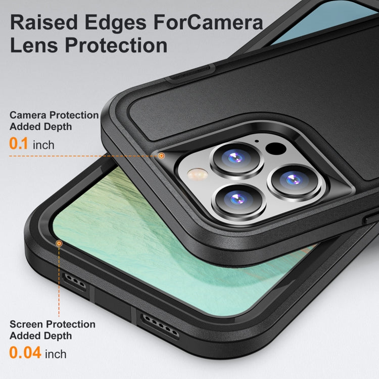 For iPhone 15 Pro Max Life Waterproof Rugged Phone Case(Black) - HoMEdemic™ 