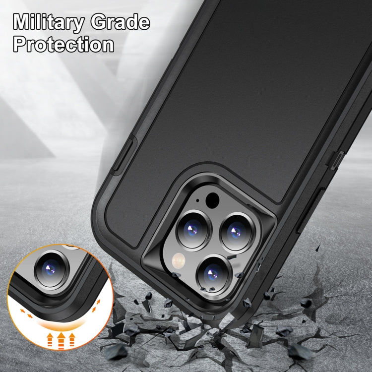 For iPhone 15 Pro Max Life Waterproof Rugged Phone Case(Black) - HoMEdemic™ 