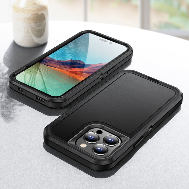 For iPhone 15 Pro Max Life Waterproof Rugged Phone Case(Black) - HoMEdemic™ 