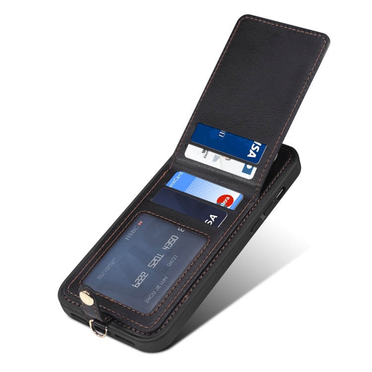 For iPhone 15 Plus ESEBLE Star Series Lanyard Holder Card Slot Phone Case(Black) - HoMEdemic™ 