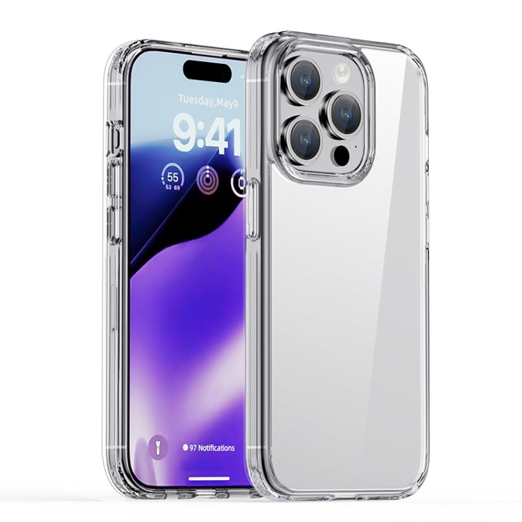 For iPhone 15 Pro iPAKY Hanguang Series Transparent TPU+PC Phone Case(Transparent) - HoMEdemic™ 