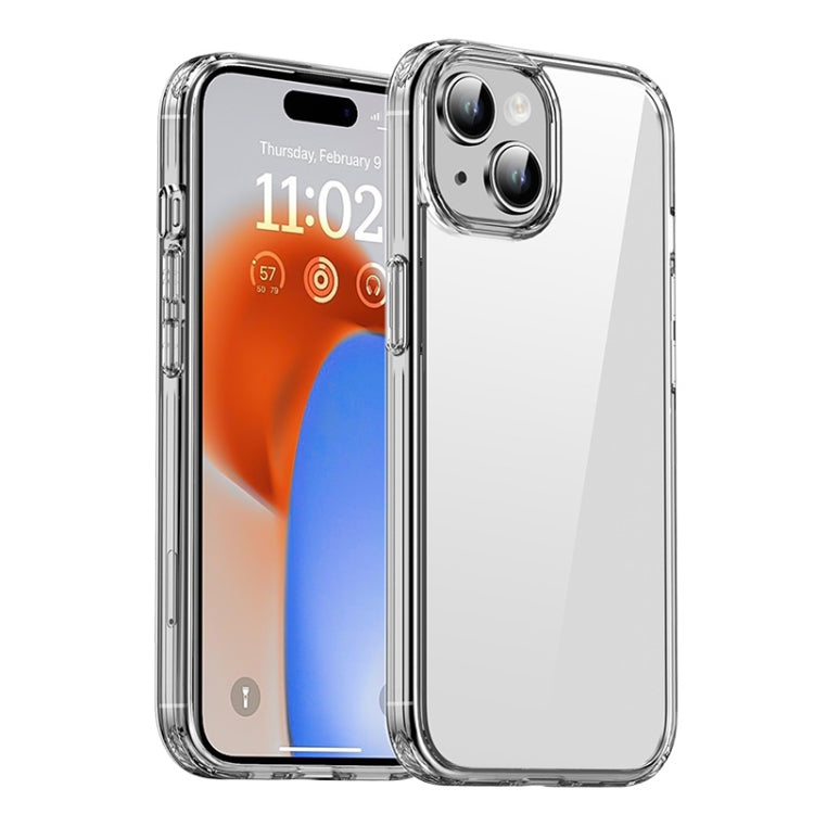 For iPhone 15 Plus iPAKY Hanguang Series Transparent TPU+PC Phone Case(Transparent) - HoMEdemic™ 