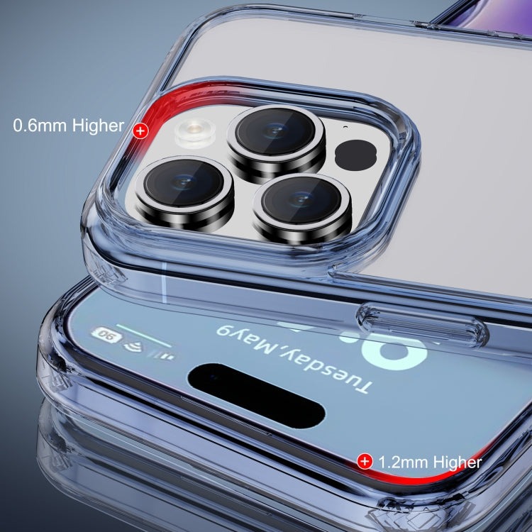 For iPhone 15 Plus iPAKY Hanguang Series Transparent TPU+PC Phone Case(Transparent) - HoMEdemic™ 