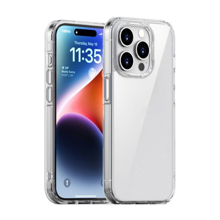 For iPhone 15 Pro iPAKY Aurora Series Shockproof PC + TPU Protective Phone Case(Transparent) - HoMEdemic™ 
