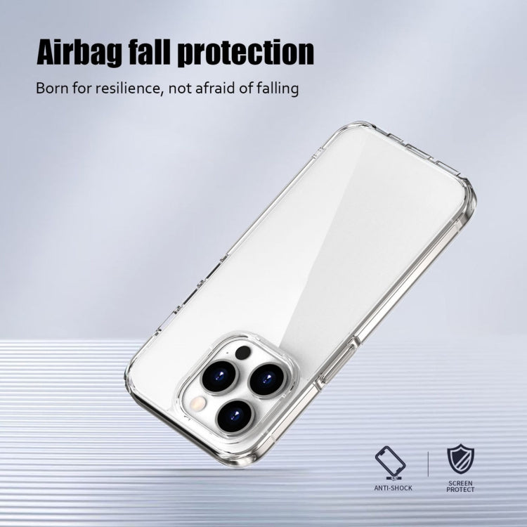 For iPhone 15 Plus iPAKY Aurora Series Shockproof PC + TPU Protective Phone Case(Transparent Black) - HoMEdemic™ 