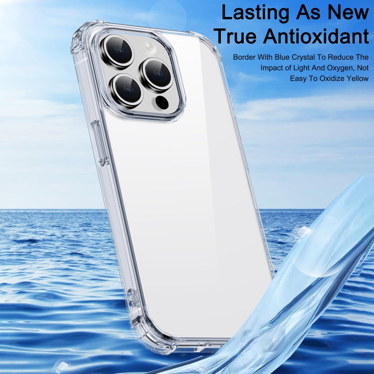 For iPhone 15 Pro Max iPAKY Crystal Clear Series Shockproof PC + TPU Protective Phone Case(Transparent) - HoMEdemic™ 