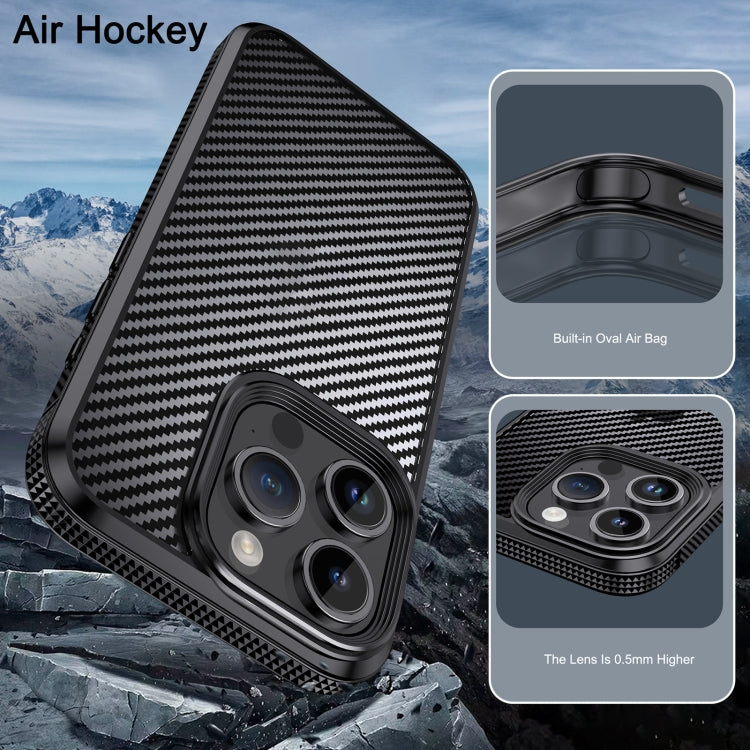 For iPhone 15 Plus iPAKY MG Series Carbon Fiber PC + TPU Protective Phone Case(Black) - HoMEdemic™ 