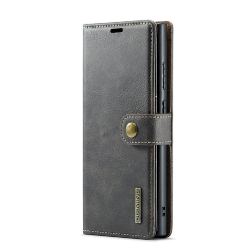 For Samsung Galaxy S24 Ultra 5G DG.MING Crazy Horse Texture Detachable Magnetic Leather Case(Grey) - HoMEdemic™ 