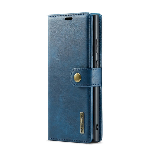 For Samsung Galaxy S24 Ultra 5G DG.MING Crazy Horse Texture Detachable Magnetic Leather Case(Blue) - HoMEdemic™ 