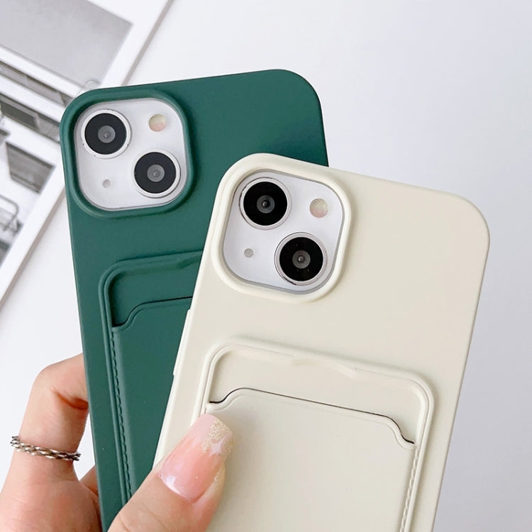 For iPhone 15 Pro Max Crossbody Lanyard Elastic Silicone Card Holder Phone Case(White) - HoMEdemic™ 